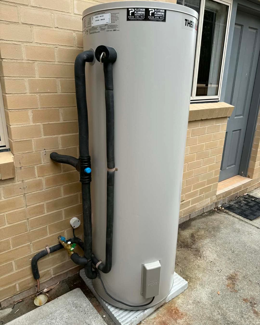 New hot water system installed by Platinum Plumbing