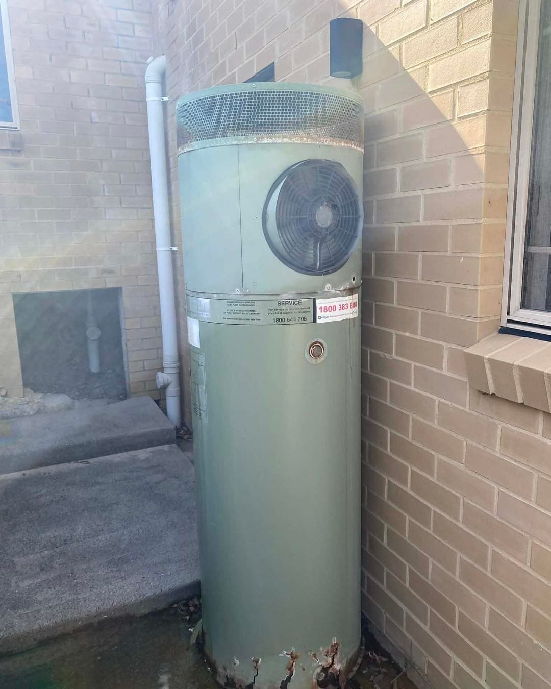 Before — Hot Water System Replacement