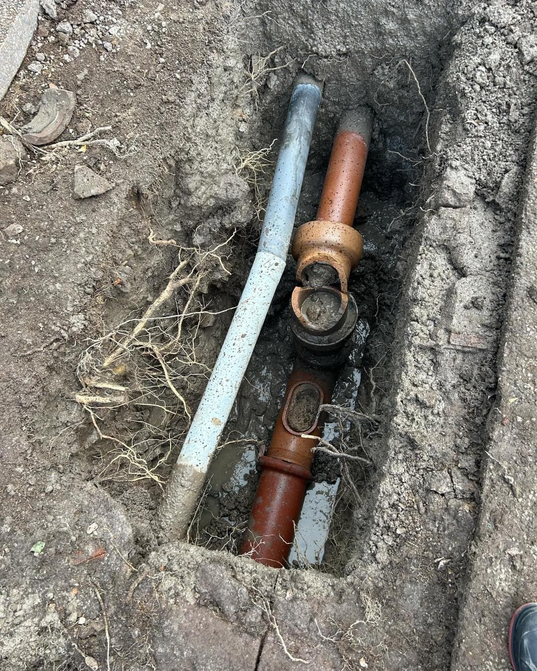 Before — Sewer Shaft Replacement